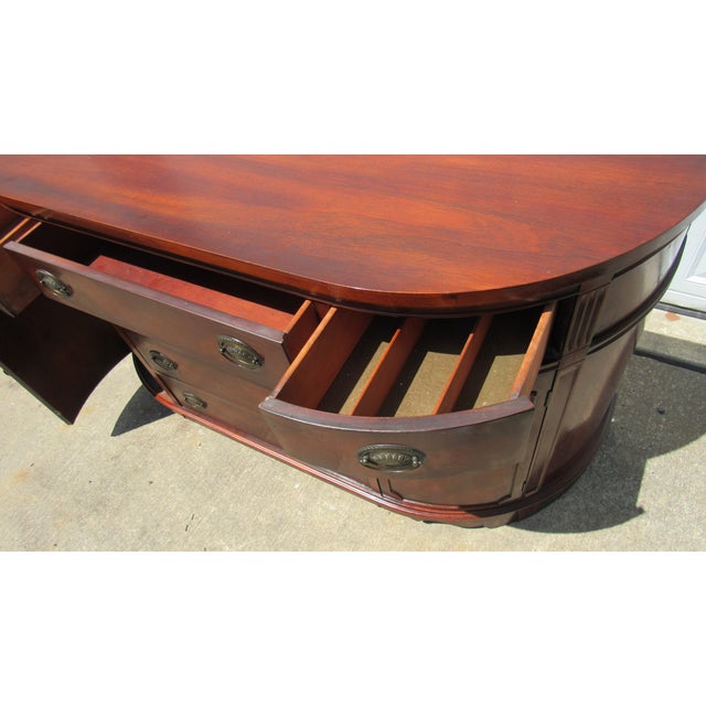 1940s Bernhardt Sideboard Buffet Mahogany Vintage Designer For Sale - Image 11 of 14