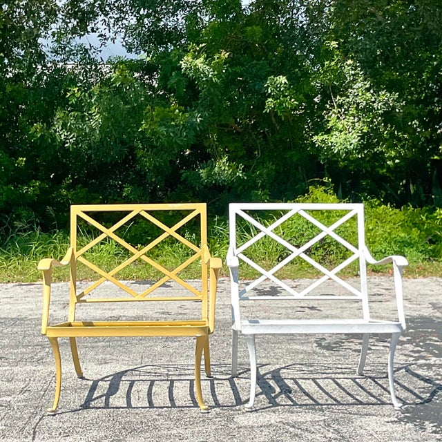 Vintage Coastal Brown Jordan Lounge Chairs a Pair Chairish