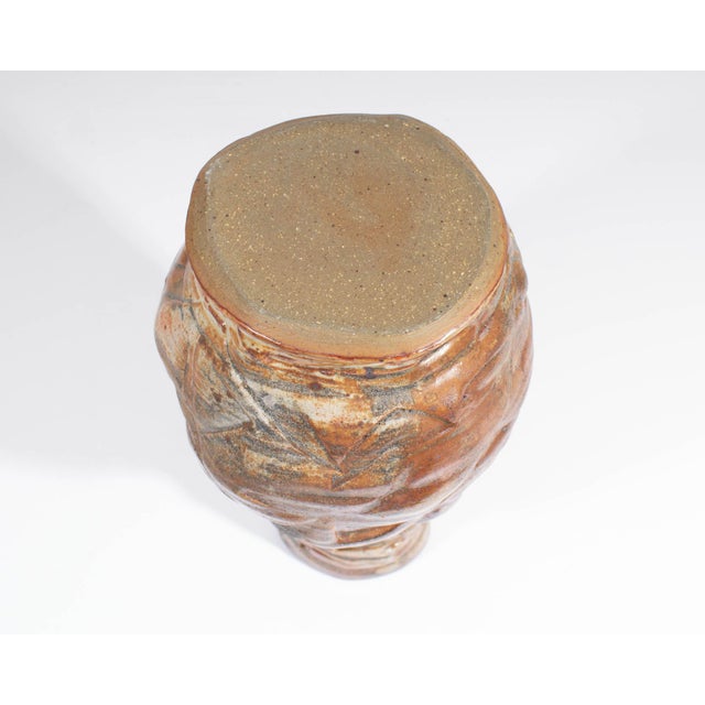 Ceramic Studio Pottery Vase Signed by Barry Unitas Barnes For Sale - Image 7 of 8