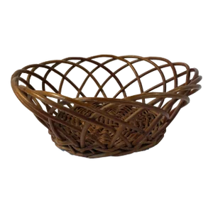 Vintage Open Weave Basket