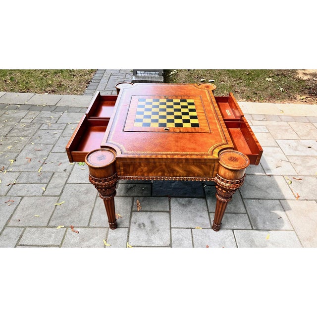 Maitland - Smith Maitland-Smith Game Table For Sale - Image 4 of 12