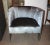 The classic barrel chair gets a chic modern update that captures attention with its cool, casual glamour. Handcrafted...