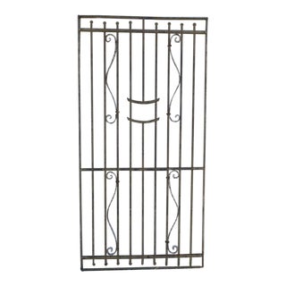 Antique Victorian Iron Gate For Sale