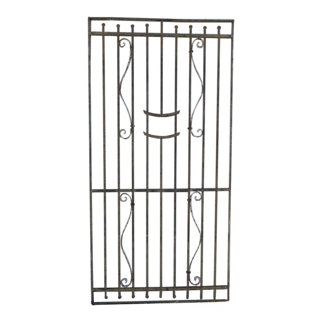Antique Victorian Iron Gate For Sale