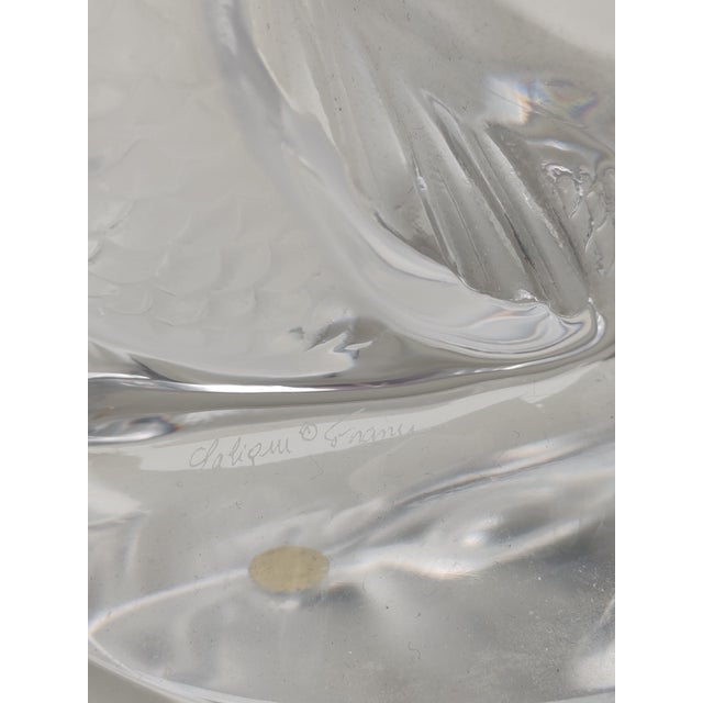 Lalique, 2 Fish, 1950s, Crystal For Sale - Image 11 of 13