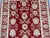 Red & Beige Persian-Style Floral Wool Rug, Natural Dyes, 3'4" X 4'11" For Sale - Image 11 of 16