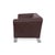 Model 322 2-Seater Sofa in Mocha Brown Vegan Leather from Rolf Benz For Sale - Image 9 of 10