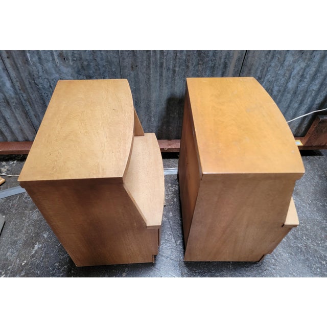 Nightstands / End Tables Mid-Century Modern 1950's - A Pair For Sale - Image 13 of 14