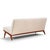 Mid 20th Century Jens Risom for Knoll Mid Century Walnut Settee Sofa For Sale - Image 5 of 9