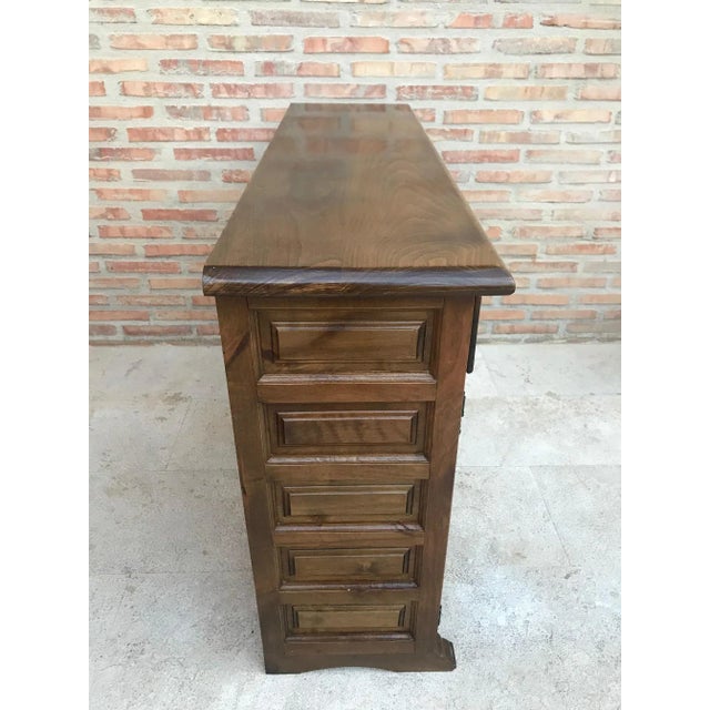 Spanish Baroque Style Carved Walnut Credenza For Sale - Image 14 of 17