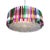 Large Italian Pendant Light with 393 Polychrome Prisms from Justfurnituress SRL For Sale - Image 4 of 12