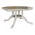 Modern History Home Custom Round to Oval Extension Dining Table For Sale