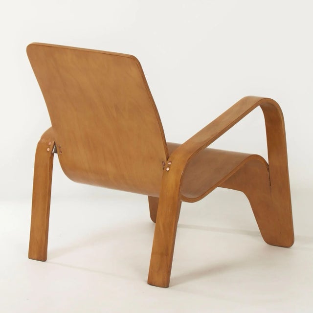 LaWo 1 Armchair in Oak by Han Pieck for LAWO Ommen, 1946 For Sale - Image 4 of 10