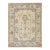 Modern Hand-Knotted Oushak Style Wool Area Rug in Pastel Palette and Soft Beige For Sale