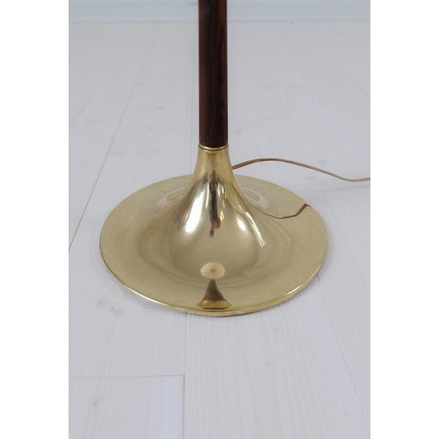 Midcentury Modern Trumpet Shaped Brass Floor Lamp, 1960s For Sale - Image 10 of 16