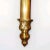 Antique French Regency Brass/ Bronze Hand Held Torch Wall Sconce With Flame Shades For Sale - Image 12 of 18