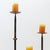 Brutalist Tripod Candlesticks in Wrought Iron, Set of 3 For Sale - Image 7 of 11