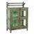 Vintage Anglo-Indian Painted Teakwood Small Bookcase For Sale