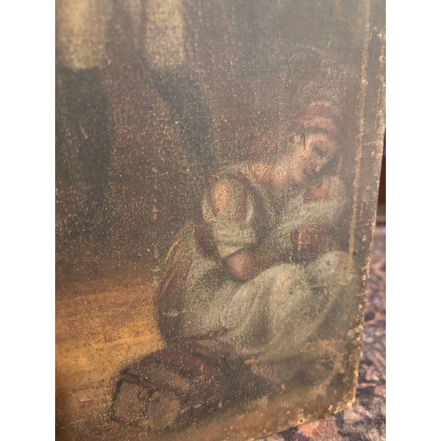 Mid 19th Century Antique Napoleonic Military Scene Oil Painting – 19th Century [Gy] For Sale - Image 5 of 9