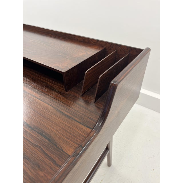 Danish Model 56 Desk in Rosewood by Arne Wahl Iversen for Vinde Mobelfabrik, 1960s For Sale - Image 14 of 18