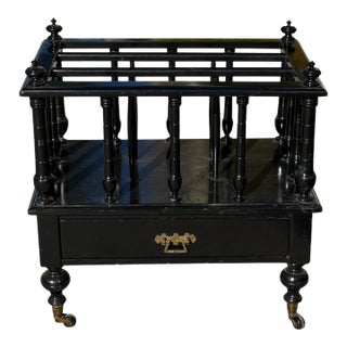 Napoleon III Style Porte Revue Magazine Rack Canterbury For Sale