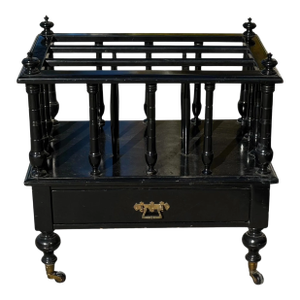 Napoleon III Style Porte Revue Magazine Rack Canterbury