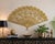 Vintage Burwood Hollywood Regency Gold Fan Wall Sculpture Create a dramatic focal point with this authentic vintage...