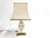 Mid-Century Bronze and Fabric Table Lamp, 1960s For Sale - Image 4 of 11