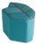 Blue Outdoor Leaf Seat Pouf by Nicolette de Waart for Design by Nico For Sale