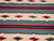 Vintage American Southwestern Kilim, Handwoven Wool, Stripe Pattern, Ivory & Green, 4x8 For Sale - Image 9 of 16