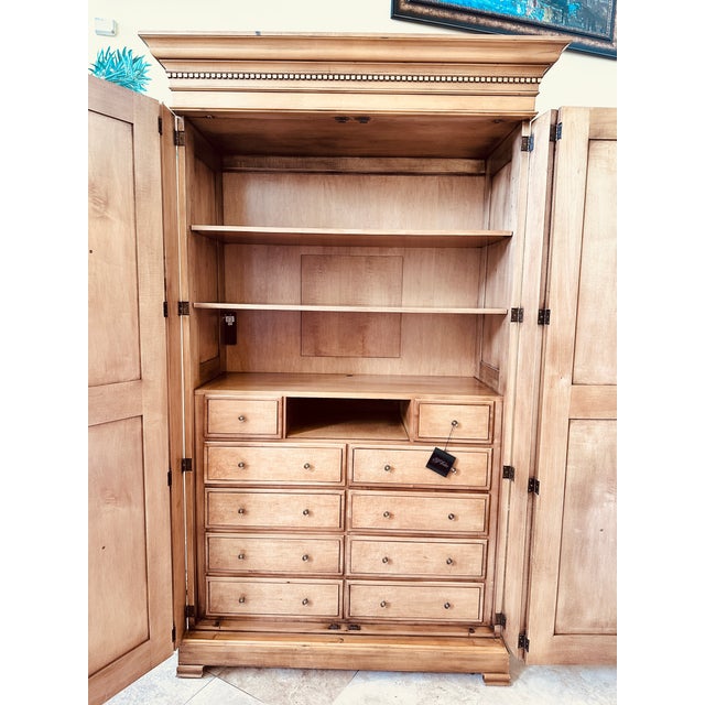 EJ Victor Ej Victor Traditional Media & Storage Armoire For Sale - Image 4 of 14