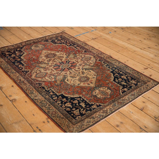 Vintage Farahan Sarouk Rug - 3'3" x 4'8" For Sale In New York - Image 6 of 13