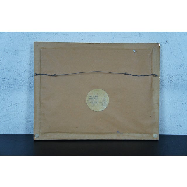 Antique 18th Century 1792 Watercolor Castle Landscape Cheshire England, Framed For Sale - Image 11 of 11