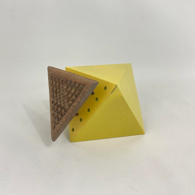 Postmodern Postmodern Vintage Artist Studio Wood Sculpture For Sale - Image 3 of 13