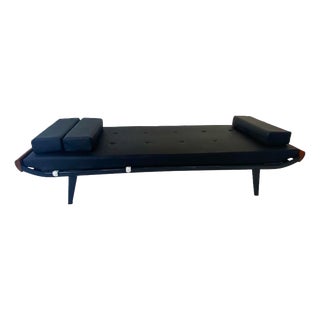 Mid-Century Modern Black Daybed Cleopatra by Dick Cordemeijer For Sale