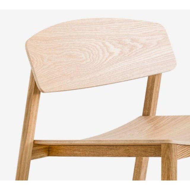 Set of 4, Halikko launge, oak by made by choice Dimensions: 66 x 64 x 69 cm Materials: solid oak Standard finishes:...