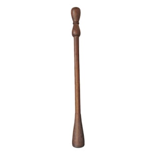 Anique Old African Rustic Wooden Pounder Stick For Sale