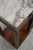 Wood John Widdicomb Vintage Walnut Marble Top French Empire Console For Sale - Image 7 of 17