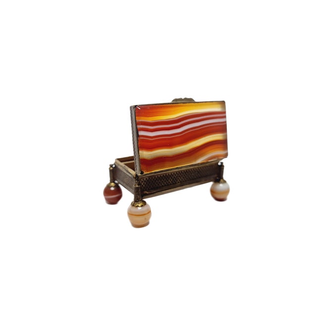 Victorian Agate Box, Great Britain, 1890s For Sale - Image 17 of 18