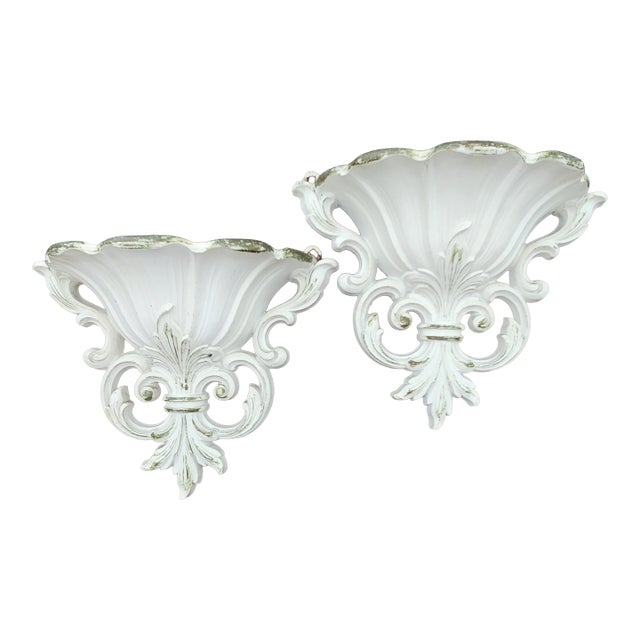 Vintage Syracuse Ornamental Company | Syroco Wall Pockets For Sale