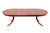 Brown Mid-Century Round Walnut Table, Germany, 1950s For Sale - Image 8 of 11
