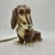 Black Dachshund Perfume Lamp in Porcelain from Heinz & Co., 1950s For Sale - Image 8 of 8