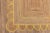 2.6'x5' Yellow Trim Jute Scallop Braided Hand Made Bohemian Rug For Sale - Image 12 of 13