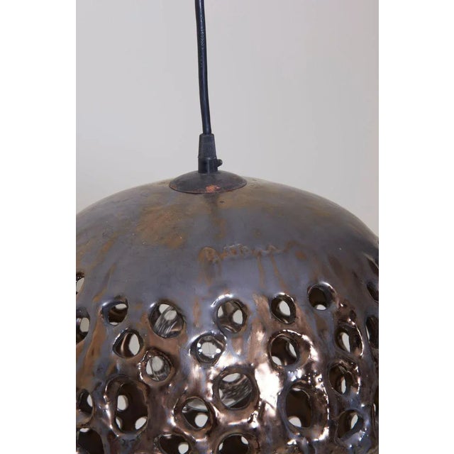 American Spray Metal Ball Lamp by Stan Bitters, 2017 For Sale - Image 4 of 6