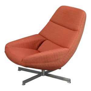 Model Ml91 Swivel Lounge Chair by Illum Wikkelsø for Mikael Laursen, 1960s