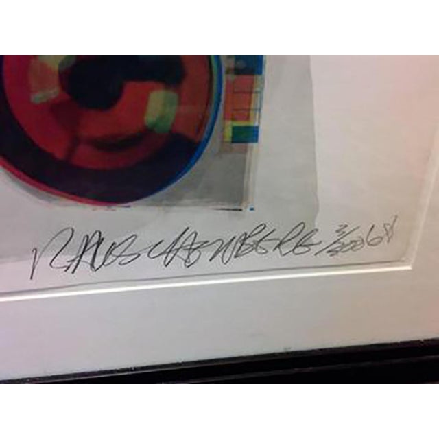 1968 Robert Rauschenberg Pencil Signed Color Lithograph For Sale In Philadelphia - Image 6 of 9