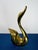 Monumental 15-Inch Hollywood Regency Brass Swans – Pair For Sale - Image 4 of 10
