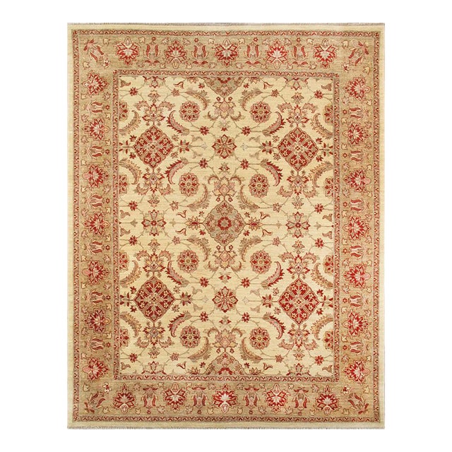 Pasargad Home Sultanabad Lamb's Wool Area Rug, 8' 1" X 10' 2", Ivory For Sale