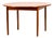 Mid-Century Modern Danish Round Extendable Dining Table in Teak For Sale
