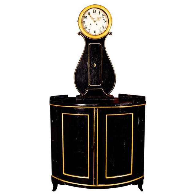 Dutch Corner Clock Cabinet For Sale - Image 9 of 9